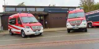 Die zwei neuen Fahrzeuge der Grfafenauer Feuerwehr.